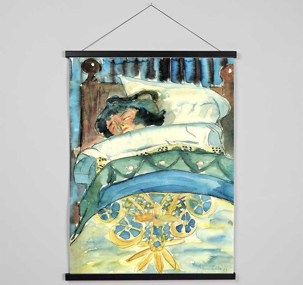 Walter Gramatte Sleeping Girl 2 Hanging Poster - Wallart-Direct UK