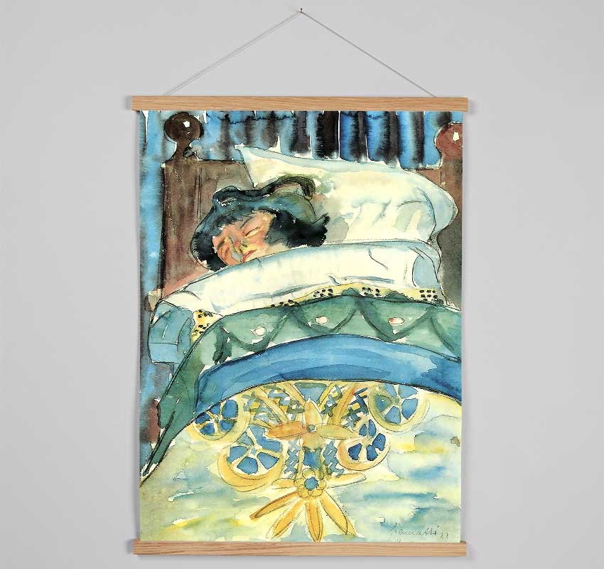 Walter Gramatte Sleeping Girl 2 Hanging Poster - Wallart-Direct UK