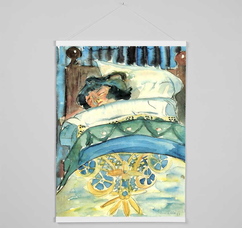 Walter Gramatte Sleeping Girl 2 Hanging Poster - Wallart-Direct UK