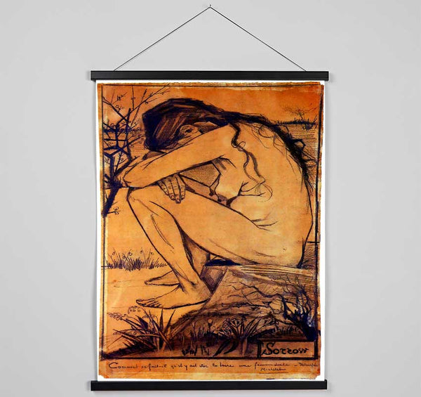 Van Gogh Sorrow 1 Hanging Poster - Wallart-Direct UK