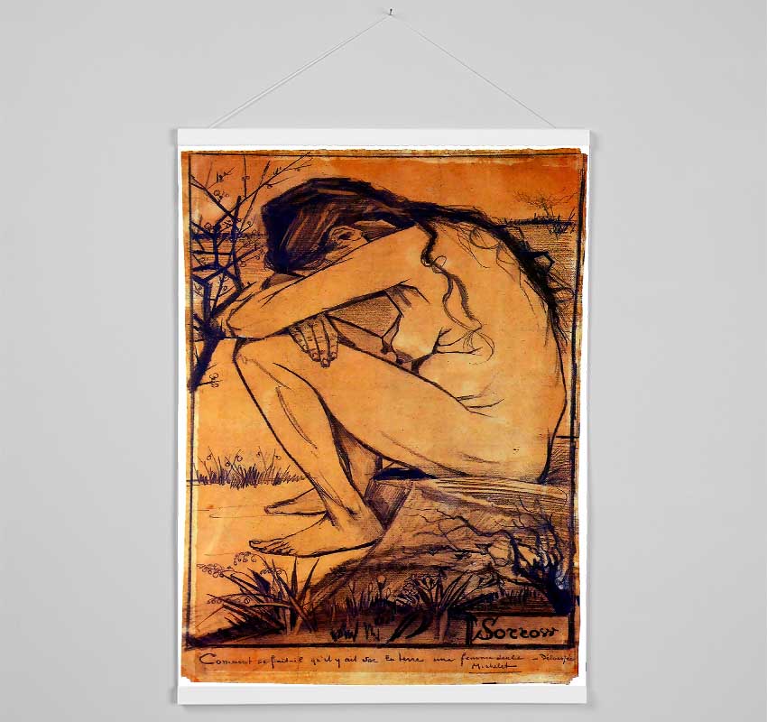 Van Gogh Sorrow 1 Hanging Poster - Wallart-Direct UK