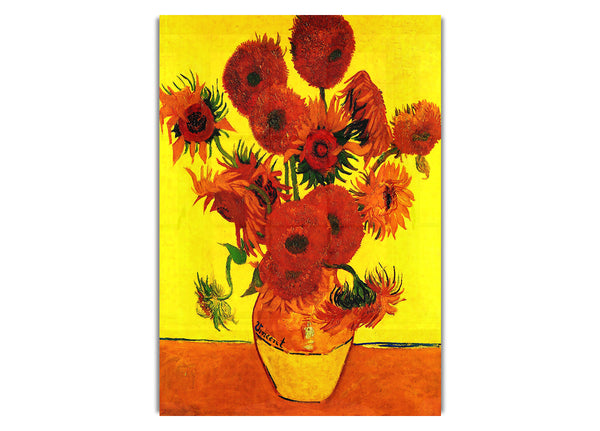 Stillleben Vase mit fünfzehn Sonnenblumen [3] von Van Gogh