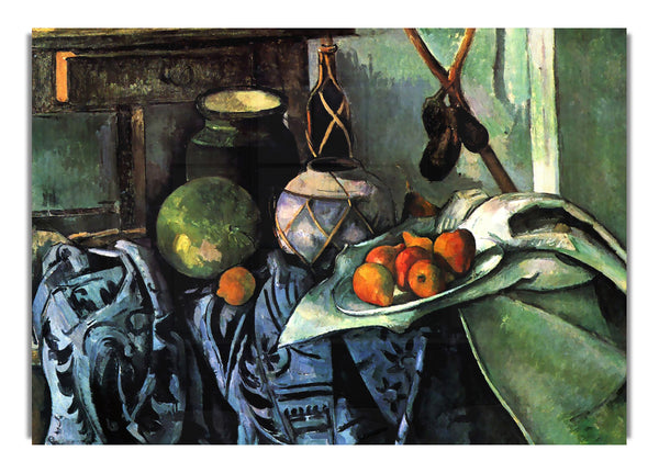 Stillleben mit Auberginen von Cezanne