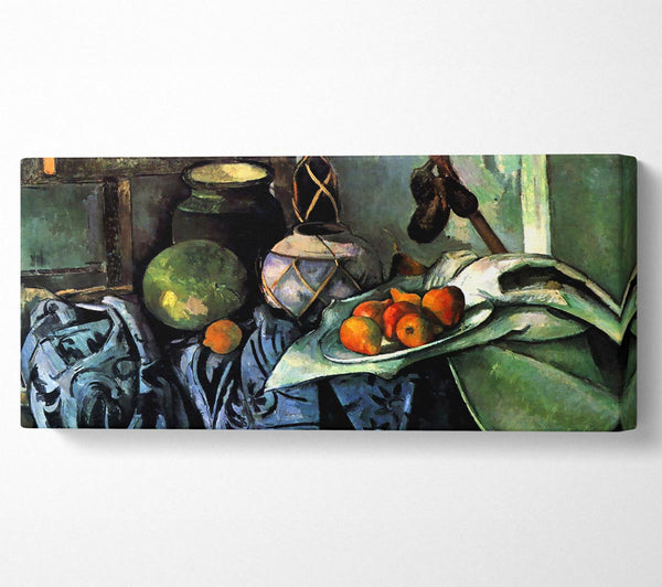 Cezanne Stillleben mit Auberginen