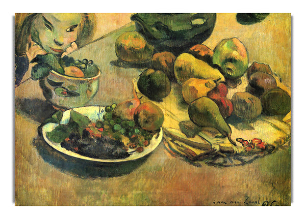 Stillleben mit Früchten von Gauguin
