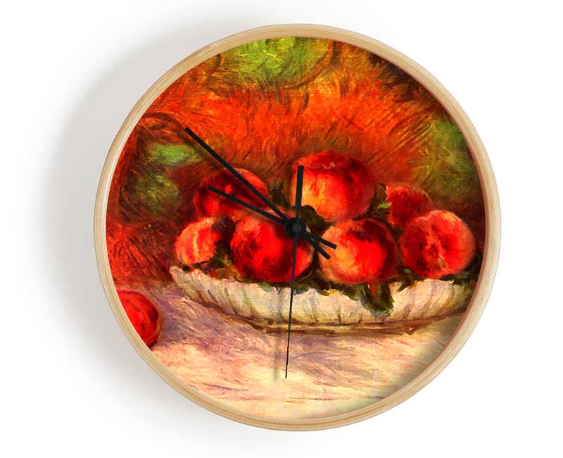 Van Gogh Still Life With Fruits Clock - Wallart-Direct UK