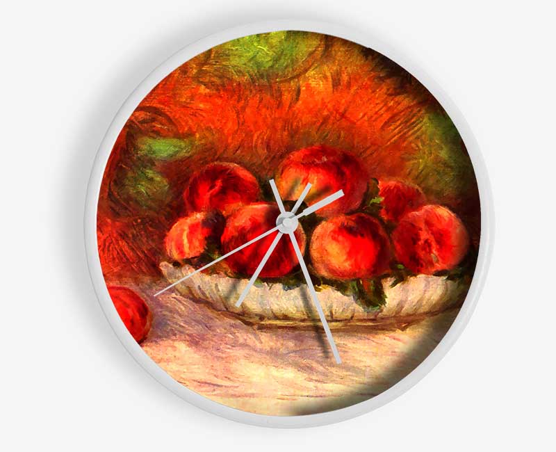 Van Gogh Still Life With Fruits Clock - Wallart-Direct UK