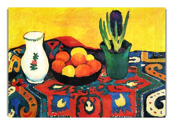 Stillleben mit Hyazinthen von Macke