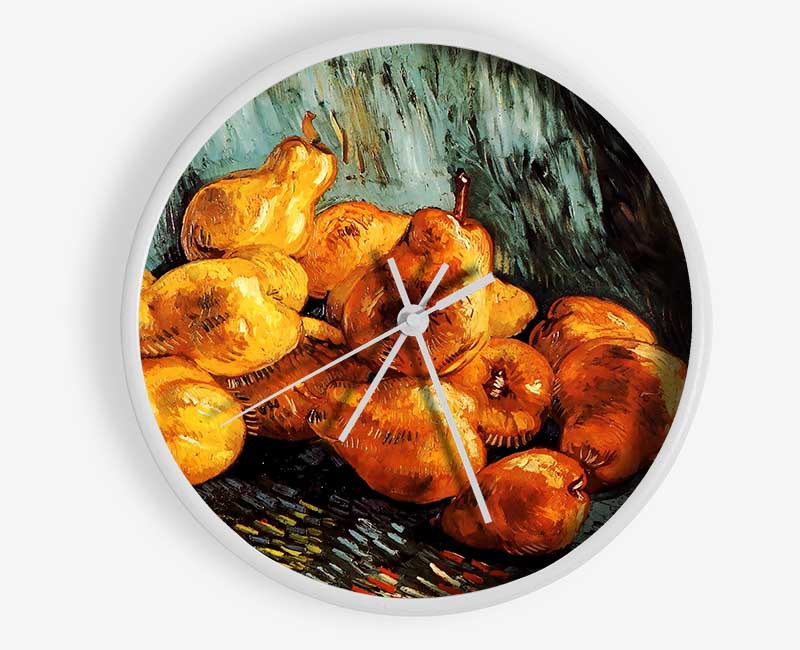 Van Gogh Still Life With Pears Clock - Wallart-Direct UK