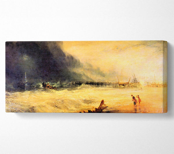 Joseph Mallord Turner - Gestrandetes Schiff