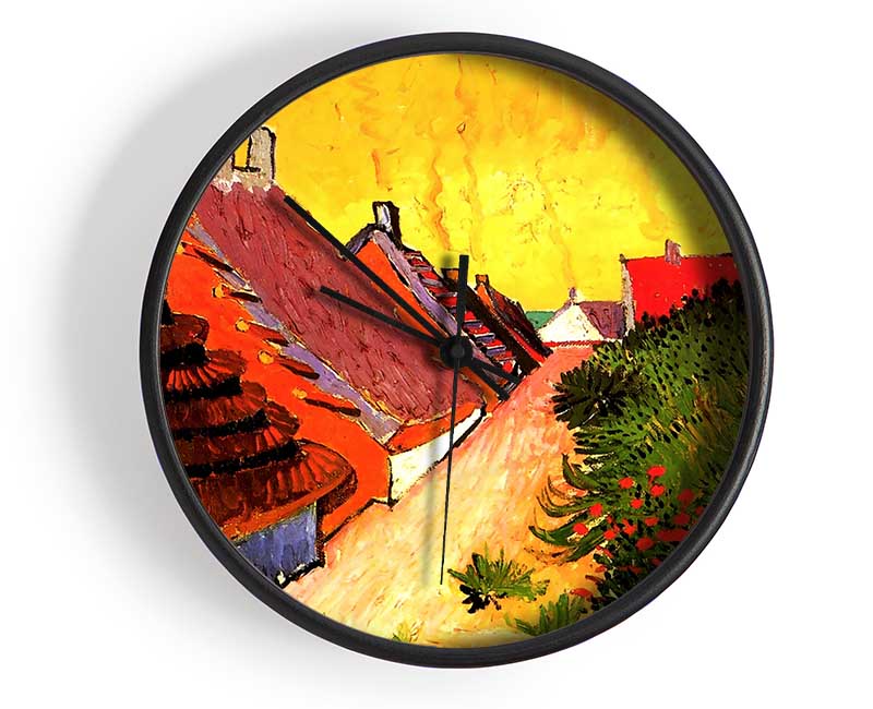 Van Gogh Street In Saintes-Maries Clock - Wallart-Direct UK