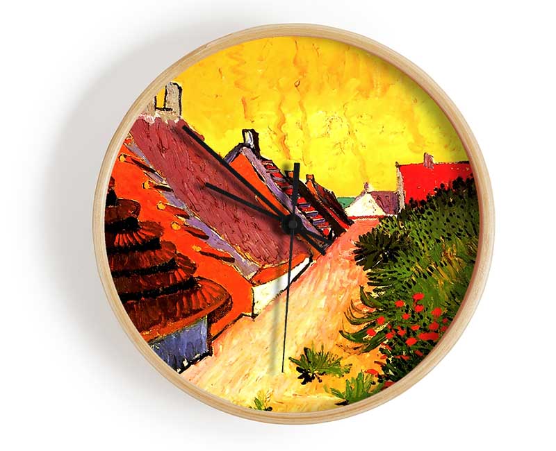 Van Gogh Street In Saintes-Maries Clock - Wallart-Direct UK