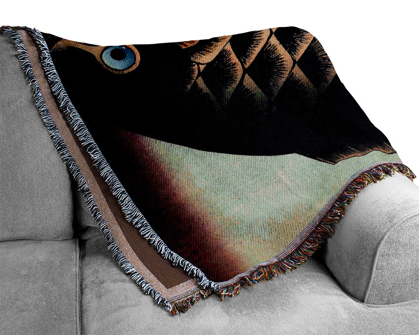 Hiroshige Suido Bridge And Surugadai Woven Blanket