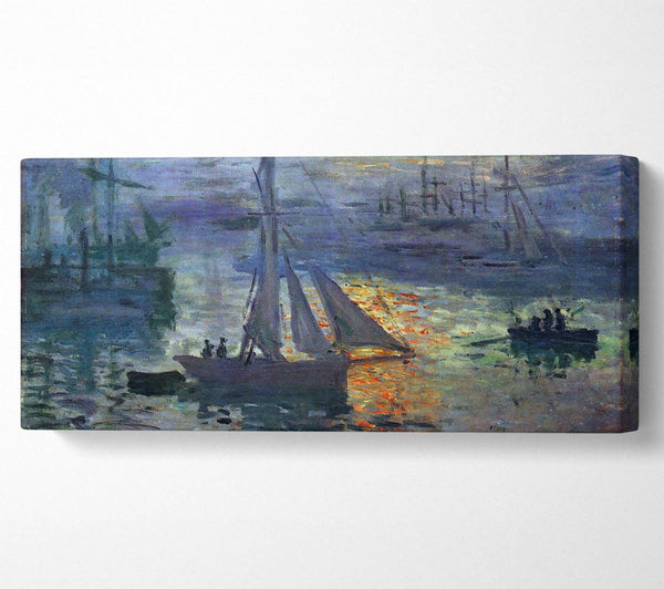 Monet Sonnenaufgang auf See 1