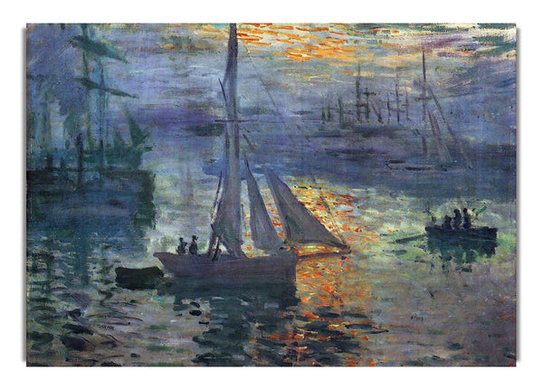 Sonnenaufgang am Meer von Moneta