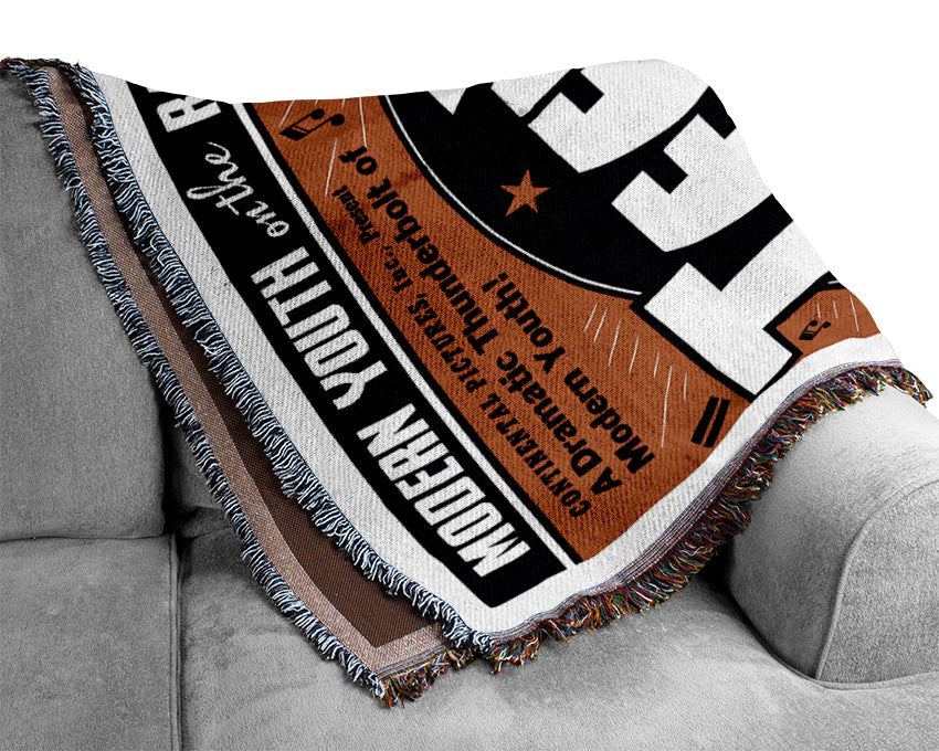 Teen Age 1944 Poster 1 Woven Blanket