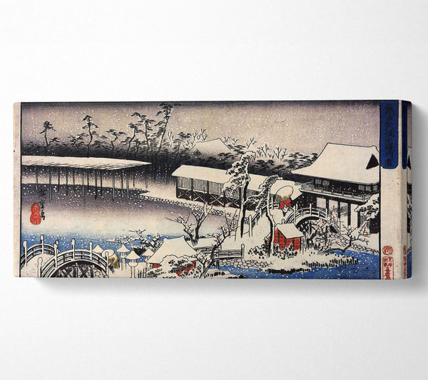 Hiroshige Temple Complex In The Snow
