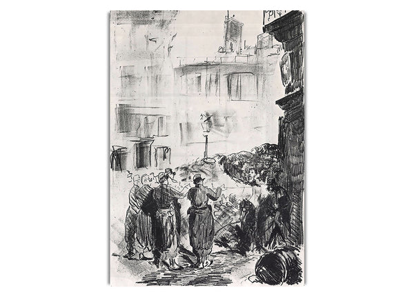 Die Barrikade von Manet