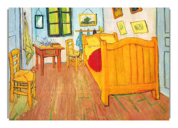 Das Schlafzimmer in Arles. Saint Remy von Van Gogh Art Classic