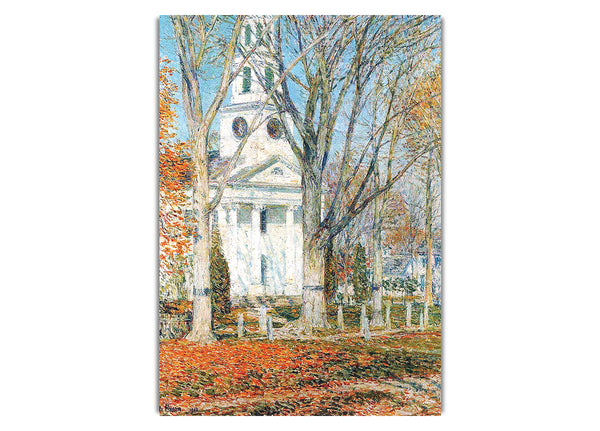 Die Kirche von Old Lyme, Connecticut [1] Von Hassam