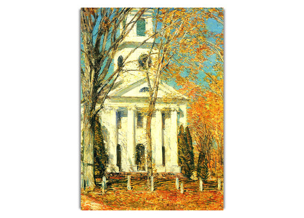 Die Kirche von Old Lyme, Connecticut [2] Von Hassam