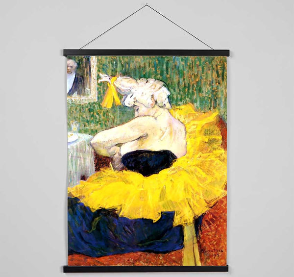 Toulouse Lautrec The Clowness Cha U Kao Hanging Poster - Wallart-Direct UK