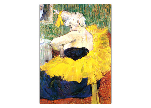 Die Clownin Cha U Kao von Toulouse Lautrec
