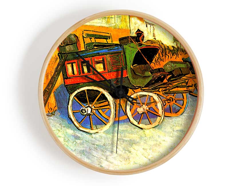 Van Gogh The Coach Of Tarascon Clock - Wallart-Direct UK