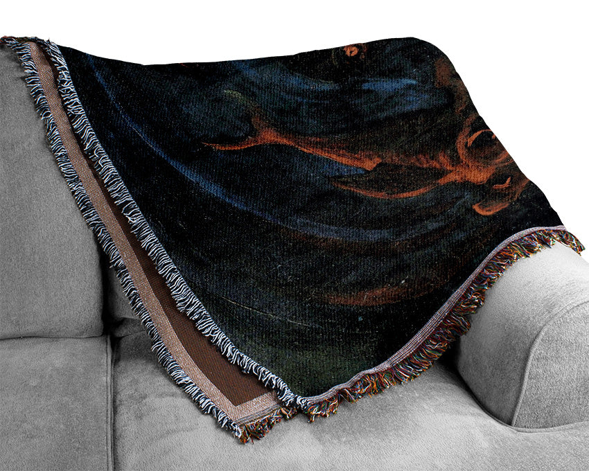 Walter Gramatte The Dream Of The Fish 1 Woven Blanket
