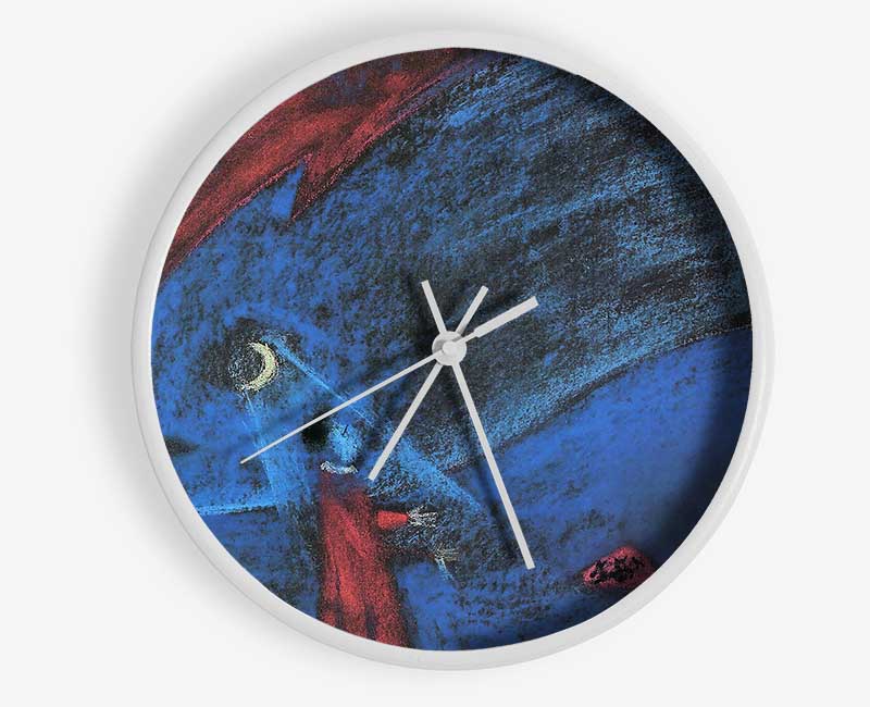 Walter Gramatte The Dreaming Boy 2 Clock - Wallart-Direct UK