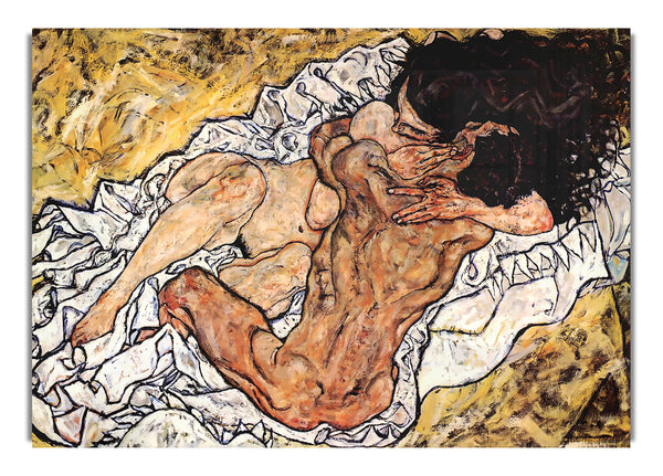 Die Umarmung von Schiele