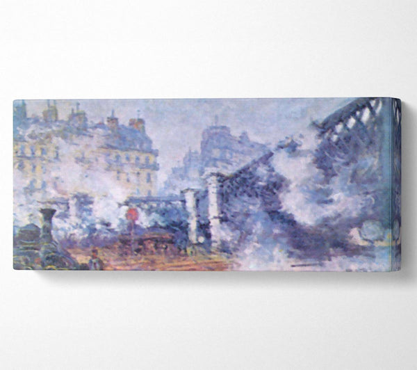 Monet die Europabrücke Saint Lazare Station in Paris