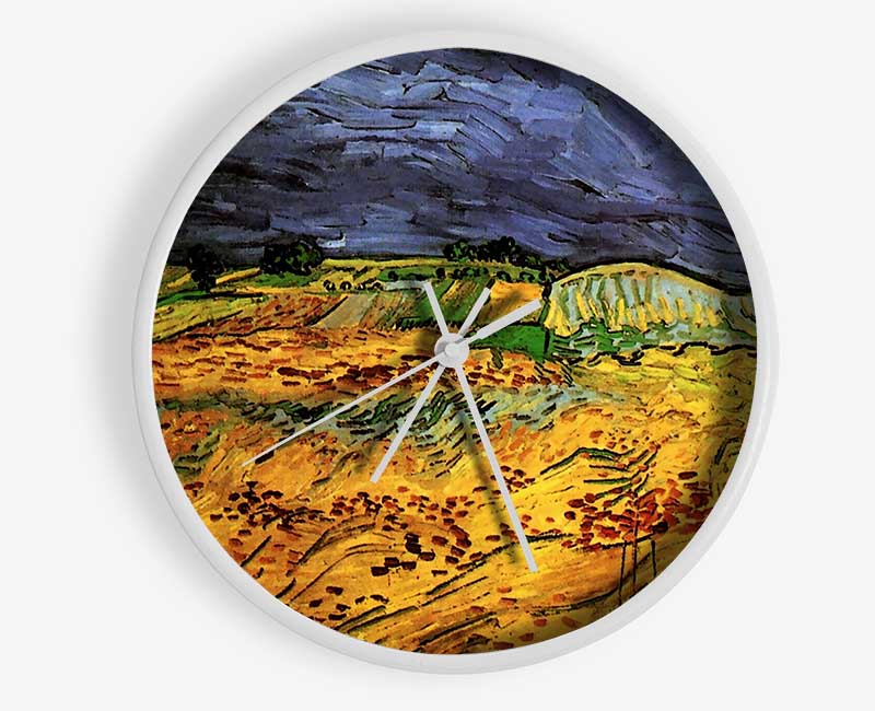 Van Gogh The Fields Clock - Wallart-Direct UK