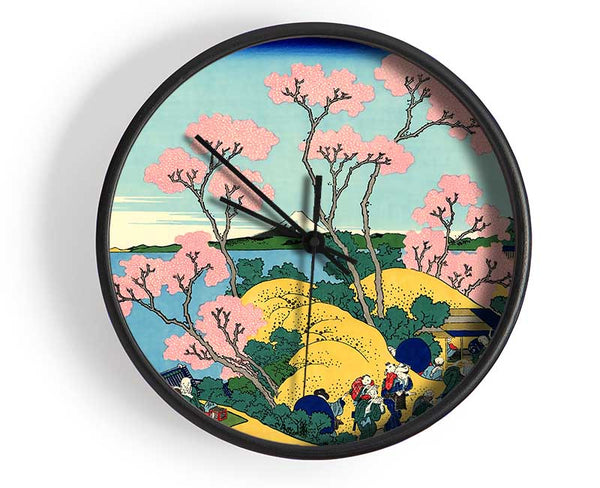 Hokusai The Fuji From Gotenyama Clock - Wallart-Direct UK