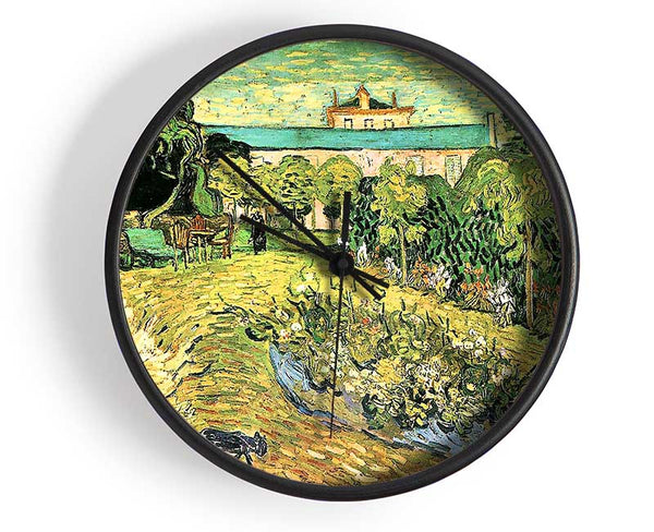 Van Gogh The Garden Of Daubigny Clock - Wallart-Direct UK