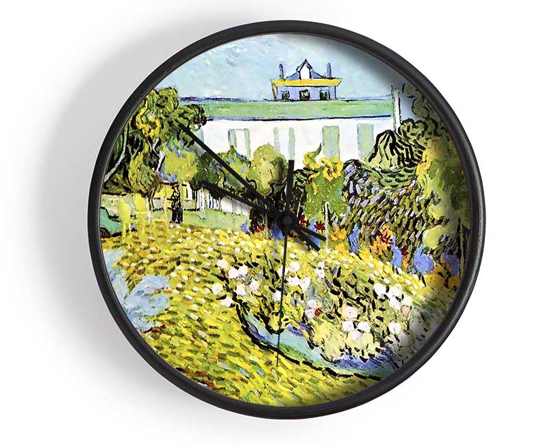 Van Gogh The Garden Of The Daubignys Clock - Wallart-Direct UK