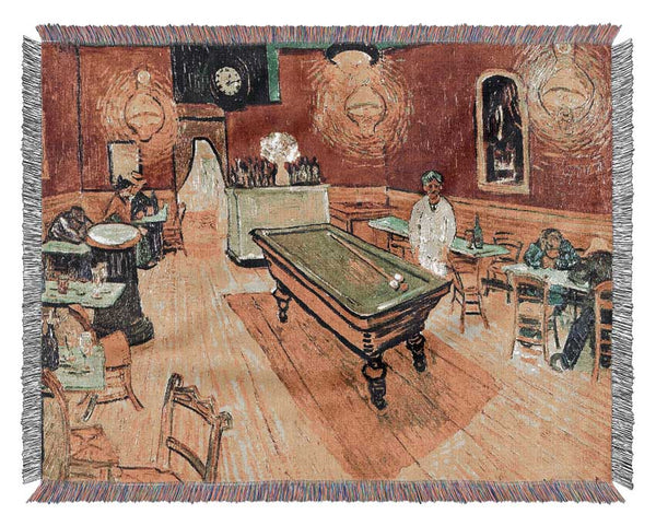 Van Gogh The Night Cafe On Place Lamartine In Arles Woven Blanket