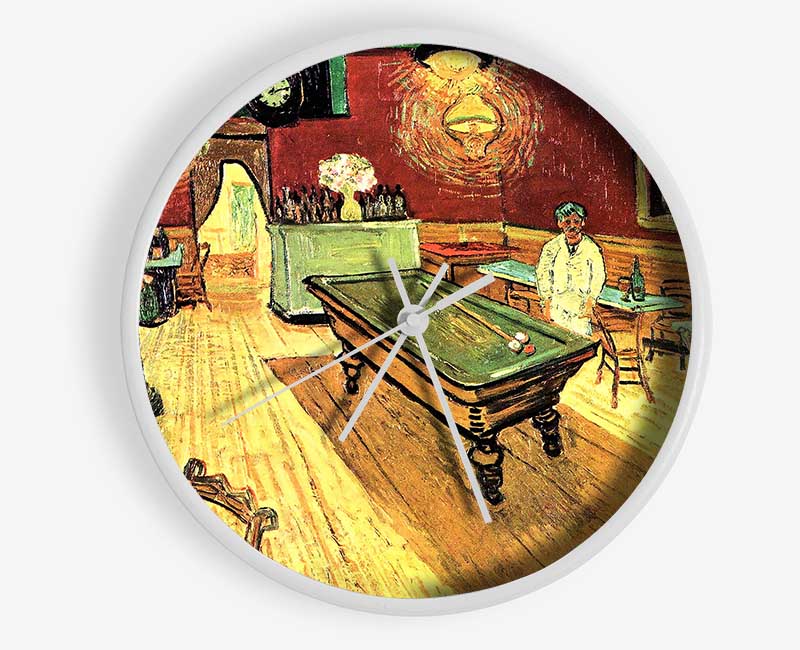 Van Gogh The Night Cafe On Place Lamartine In Arles Clock - Wallart-Direct UK