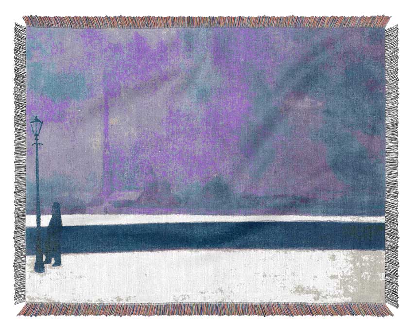 Felix Vallotton The Night In Light Fog Woven Blanket