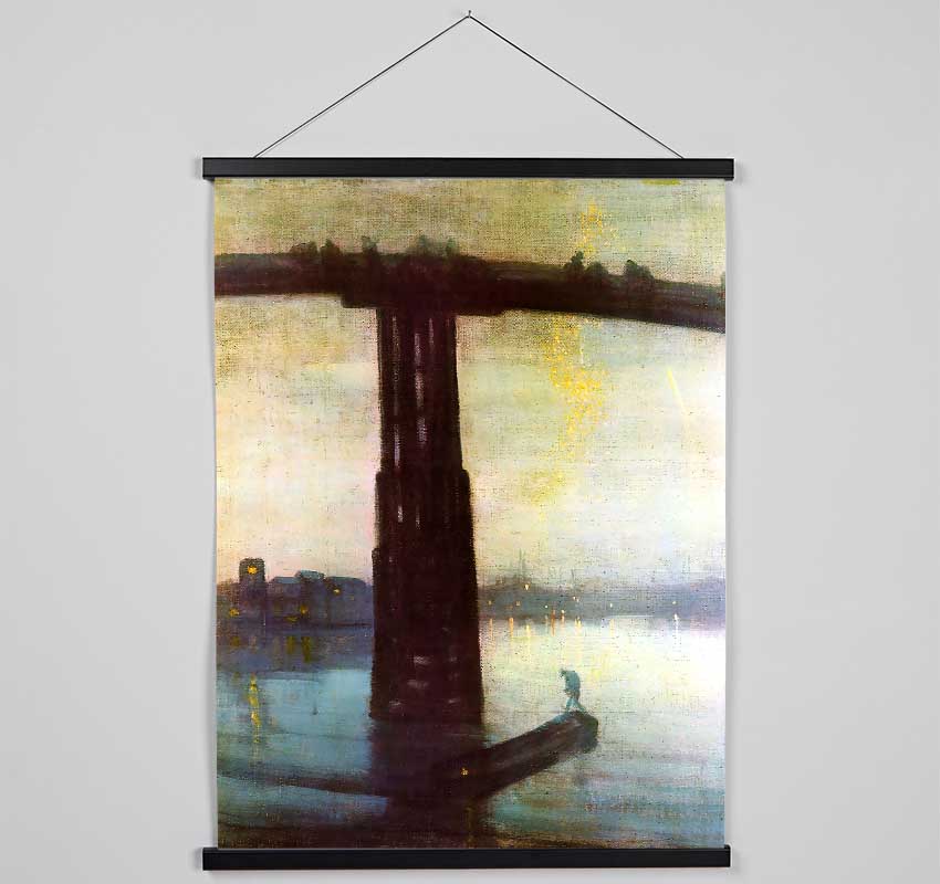 Whistler The Old Battersea Bridge Hanging Poster - Wallart-Direct UK