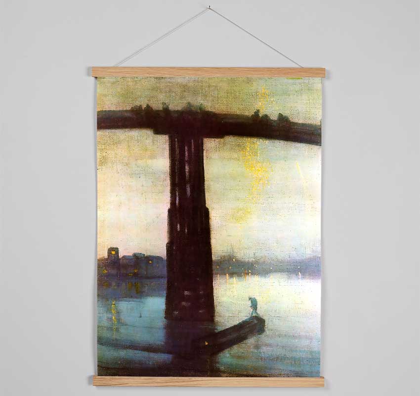 Whistler The Old Battersea Bridge Hanging Poster - Wallart-Direct UK