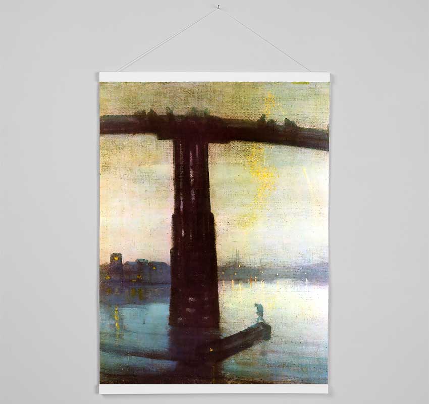 Whistler The Old Battersea Bridge Hanging Poster - Wallart-Direct UK