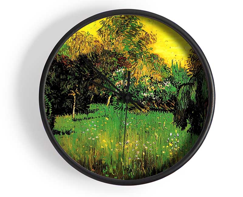 Van Gogh The Poets Garden Clock - Wallart-Direct UK
