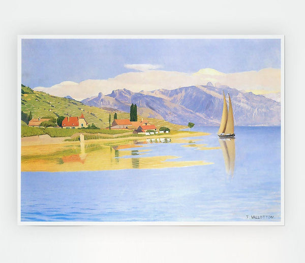 Felix Vallotton The Port Of Pully Print Poster Wall Art