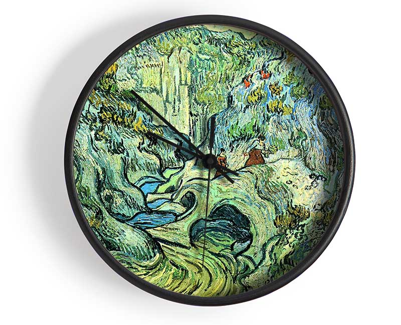 Van Gogh The Ravine Clock - Wallart-Direct UK