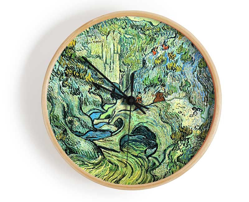 Van Gogh The Ravine Clock - Wallart-Direct UK