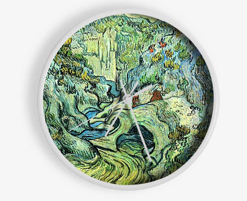 Van Gogh The Ravine Clock - Wallart-Direct UK