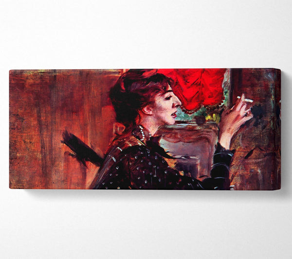Giovanni Boldini The Red Curtain