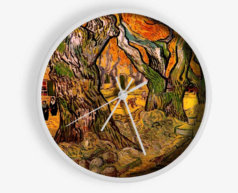 Van Gogh The Road Menders Clock - Wallart-Direct UK