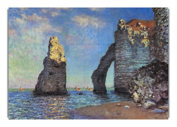 Die Felsklippen von Étretat von Monet